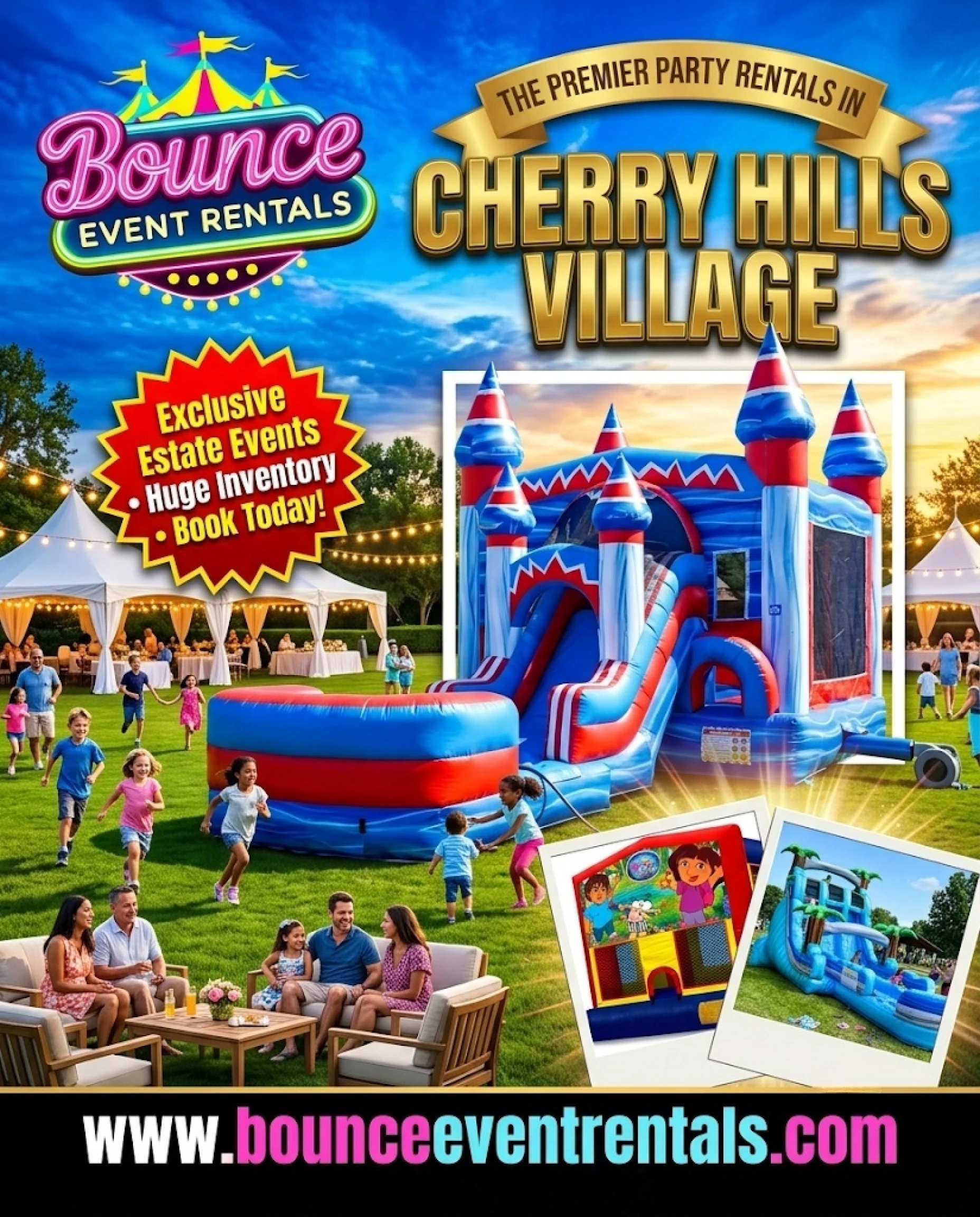 In rental for Cherry Hills Village CO events in ZIP code 80113