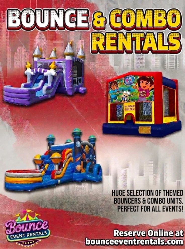 Dora And Purple Thunder And Astronaut Bounce House rental for Cherry Hills Village CO events in ZIP code 80113